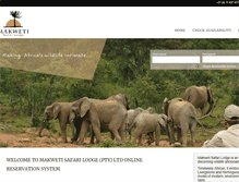 Tablet Screenshot of makweti.za.resrequest.com